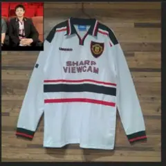 【希少！菅田将暉着用】90年代 マンチェスターユナイテッド ユニフォーム　UK製