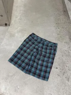 00s quicksilver check wide baggy shortsのサムネイル