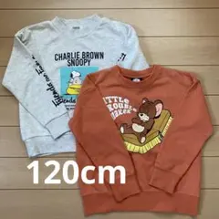 Right-on⭐︎トムとジェリー&スヌーピートレーナー2枚セット⭐︎120cmのサムネイル