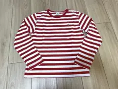 男女兼用　アーノルドパーマー　赤白ストライプ 長袖 135