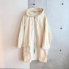 UNIQLO U フーデッドコート ナチュラルベージュ