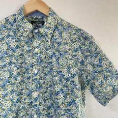 BEAMS 花柄 コットン 半袖シャツ メンズＭサイズのサムネイル