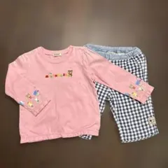 かのん様　MIKI HOUSE DOUBLE_B 長袖Tシャツ パンツ セット