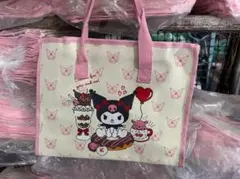 在庫残４！ クロミ トートバッグピンク エコバッグ キャンバス ハローキティ