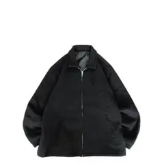 USED 00s ジップアップ ブルゾン スイングトップ アウター【美品】BLK