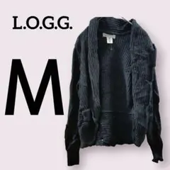 L.O.G.G. 【М】厚め カーディガン ダークグレー