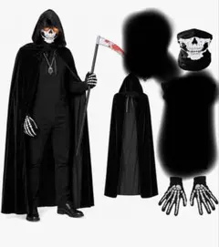 死神 コスプレ衣装 フルセット ハロウィン 仮装