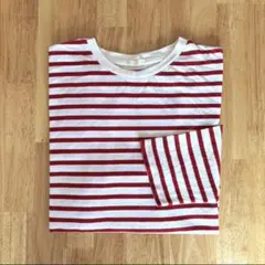 ★期間限定価格★【GU】ボーダーロングスリーブT（長袖〕