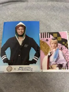 刀ミュ 東京ドームシティコラボ ブロマイド 岩融今剣 クリアカード 今剣