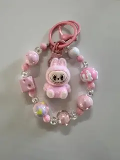 (ラスト1点 )-Labubu ラブブキャラクターキーホルダー