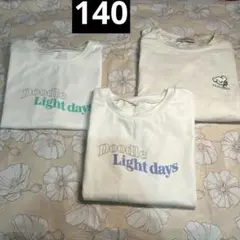 今すぐ使える！女の子　Tシャツ　半袖　白T　３枚　ラブトキ他春夏秋中古服トップスのサムネイル