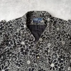 ポロ ラルフローレン 半袖 シャツ L サイズ 花柄 リネン CLAYTON ポロ ラルフローレン 半袖 シャツ L サイズ 花柄 リネン CLAYTON