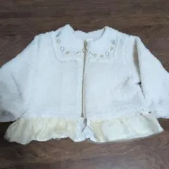 ホワイトフリルジャケット 90cm