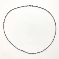 ロープチェーン ネックレス シルバー