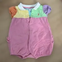 Ralph Lauren カラフルロンパース 12M