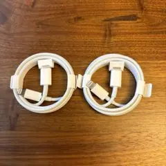 Lightningケーブル　タイプC 純正　2本セット