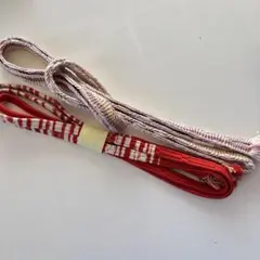 帯締めセット 赤白・薄紫　2本セット　まとめ売り