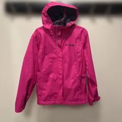 【Columbia】OMNI-TECHピンクジャケットS 130cm（7-8才）