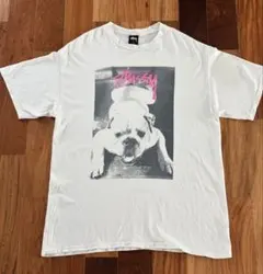 OLD STUSSY ブルドッグ フォトT Lサイズ