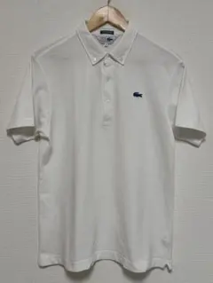未着用品】LACOSTE ラコステ 鹿の子ポロシャツ FR4/USM ホワイト