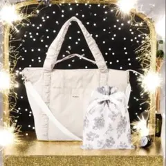 売切必至！フランフラン　クラシックフラワー　トラベルバッグ　ライトピンク、新品！