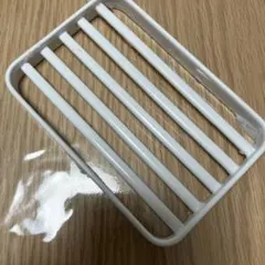 타워 비누 접시 비누 홀더 화이트
