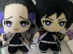 【タグ付】鬼滅の刃 ともぬい 胡蝶しのぶ 冨岡義勇 ぬいぐるみ マスコット