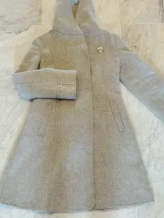 あ*あ様 フェルゥ　レディースコート　冬服　 feloux グレー　千鳥柄