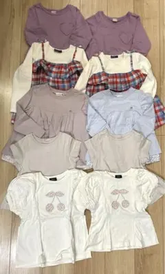 女の子春夏服まとめ売り10着　110・120サイズ