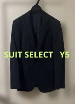 スーツセレクト 黒　ストライプ