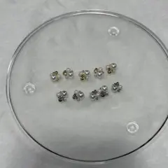 ネイルパーツ ゴールド シルバー 10個