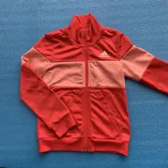 《アディダス》　トラックジャケット　ジャージ　上のみ　130