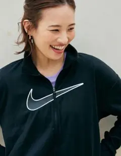 L 新品 ナイキ ランニングジャケット ジャージ フリース 黒 ジャケット