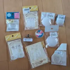 ハンドメイド用 テグス・ニットリング・パーツ素材セット