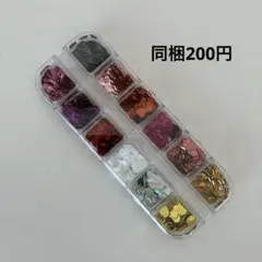 ハート　ホログラム　ネイルパーツ　デコパーツ　バレンタイン　②