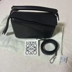 LOEWE パズルバックミニ　ブラック