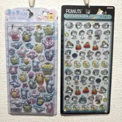 【正規品】ボンボンドロップシールミニスヌーピーうるちゅるポップシールサンリオ