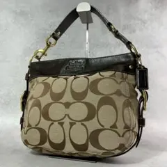 A287【COACH／コーチ】ワンショルダーバッグ　ハンドバッグ　シグネチャー A287【COACH／コーチ】ワンショルダーバッグ ハンドバッグ