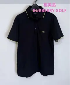 極美品 BURBERRY BLACK LABEL ポロシャツ ブラック2 - メルカリ