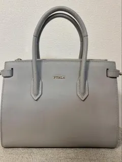 FURLA グレー ハンドバッグ