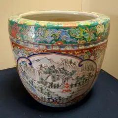 有田焼十錦手の火鉢 Amazon.co.jp: 十錦手火鉢 めだか鉢 大きめサイズ 有田焼 ホビー