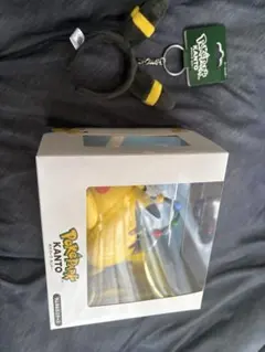 ポケパークカントー　ピカチュウラムネ　ブラッキーカチューシャキーホルダー　セット