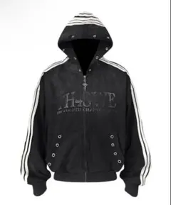 TH4SWE WASH AND ZIPPER CROPPED HOODIE - メルカリ