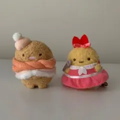 すみっコぐらし とんかつ えびふらいのしっぽ ぬいぐるみ キャラクターセット 冬