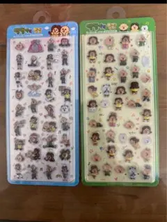 韓国限定パンパンイ3Dシール2枚セット