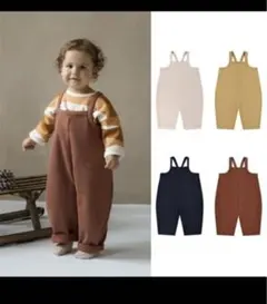 73センチ 裏起毛オーバーオール