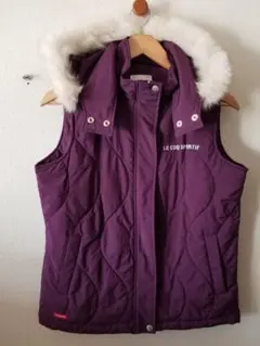 超美。le coq sportif golfレディース 中綿ゴルフベストパーカー