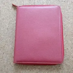 手帳カバー レッド　ラウンドカバー Ａ5