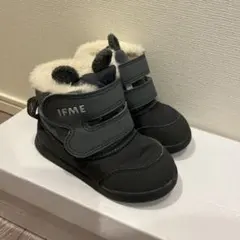 IFME グレー ブーツ ファー付き