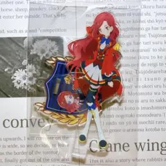 アイカツスターズ！ 香澄夜空 アクリルバッジスタンドキーホルダー 制服ver.